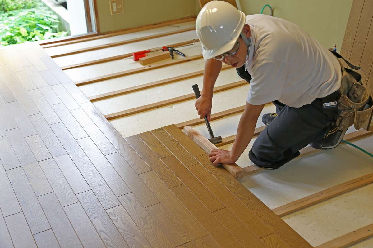 内装・共用部等幅広い床工事に対応可能